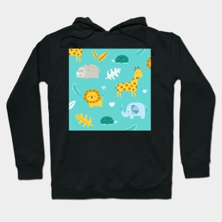 Animal cute pattern Hoodie